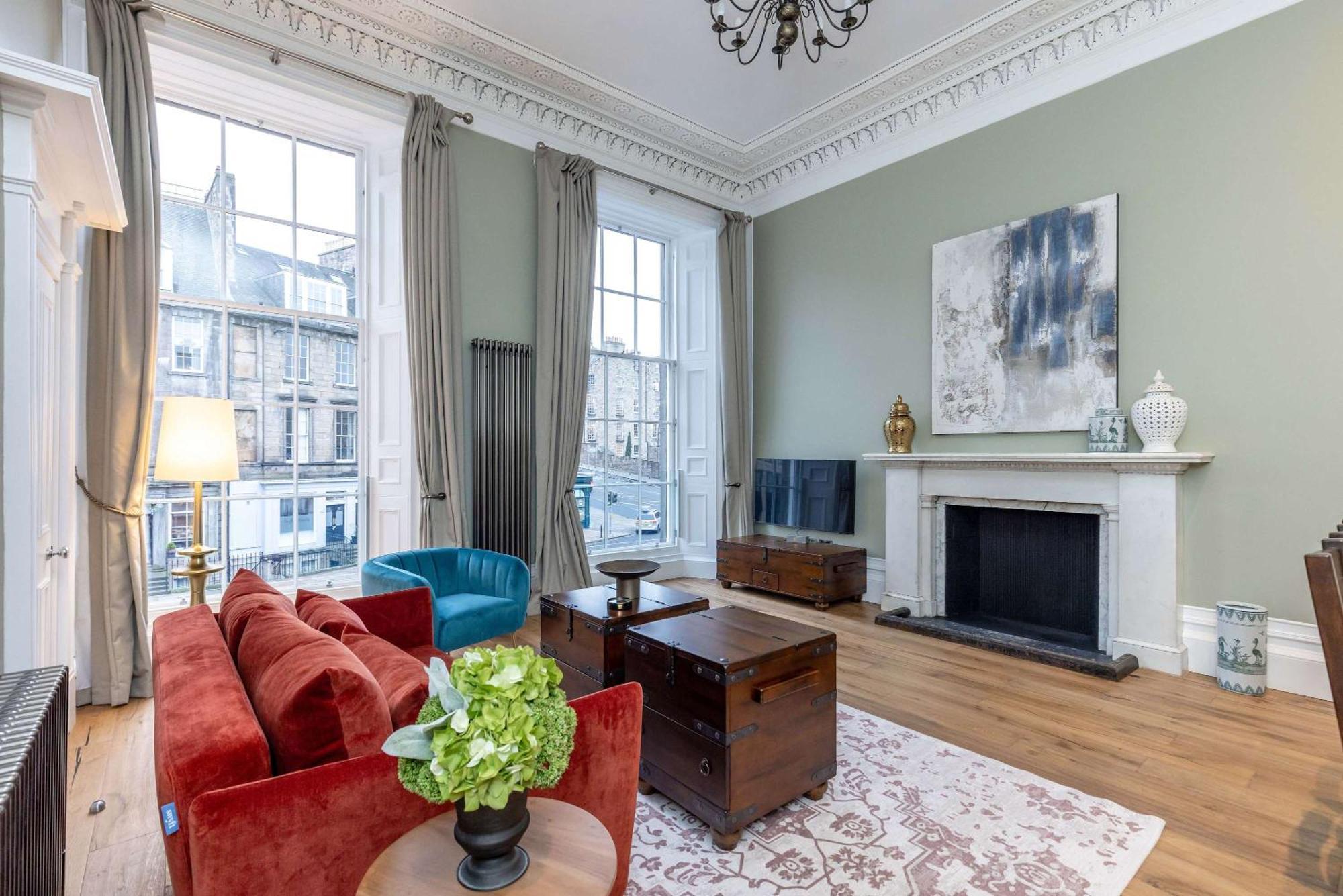 Dragon Suites Luxury Apartments At 9 Albyn Place EDI Exterior foto