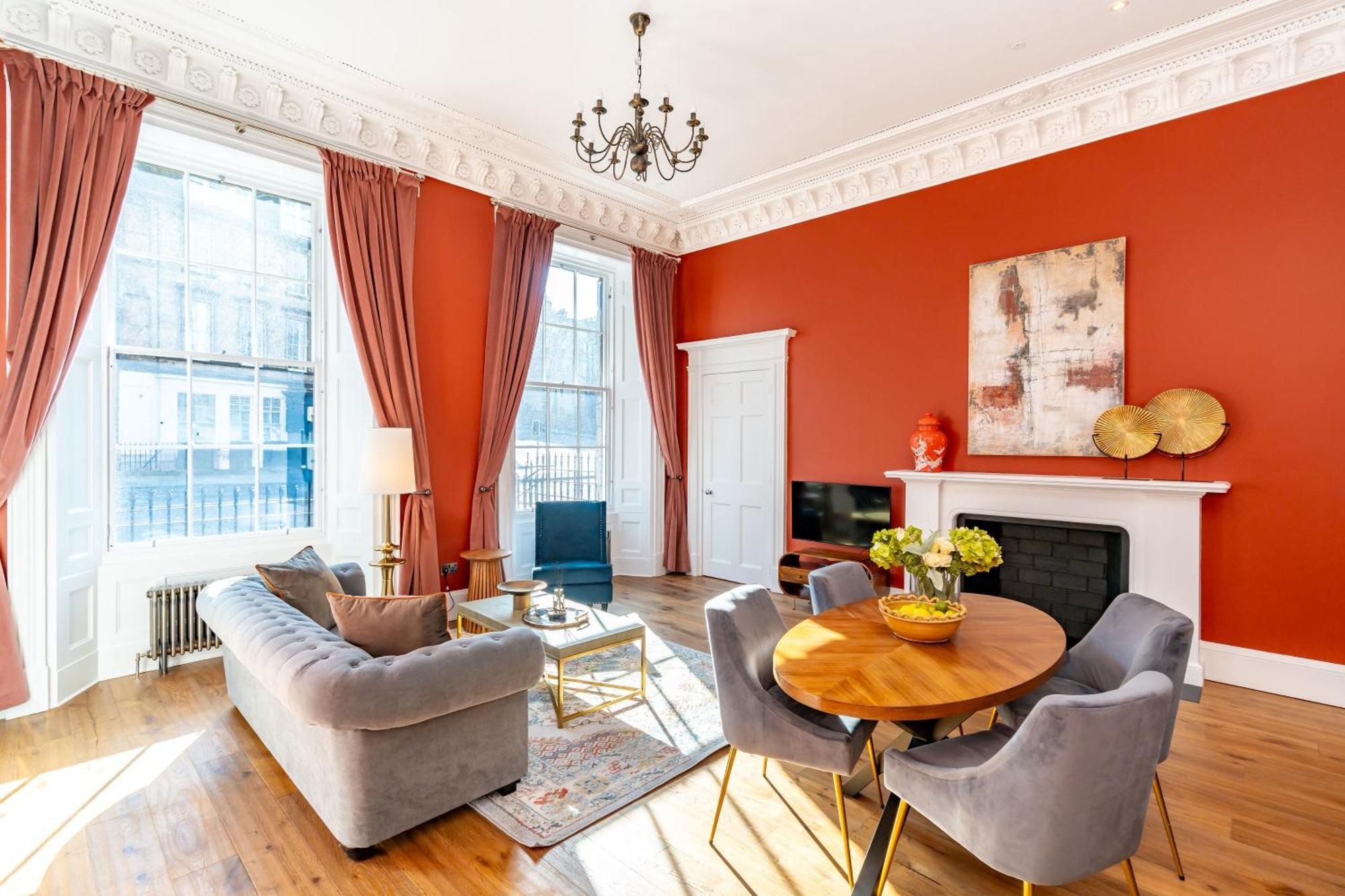 Dragon Suites Luxury Apartments At 9 Albyn Place EDI Exterior foto