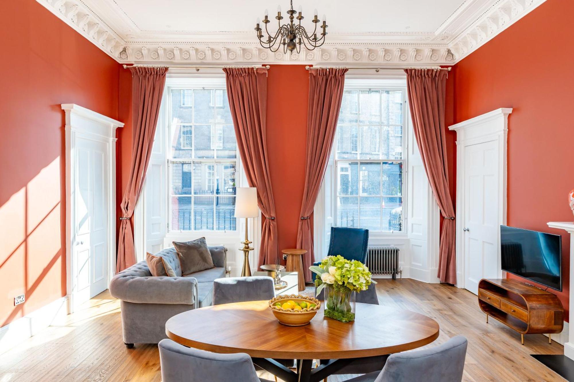 Dragon Suites Luxury Apartments At 9 Albyn Place EDI Exterior foto