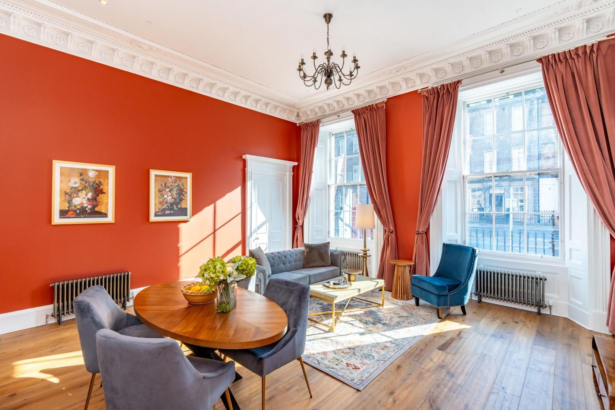 Dragon Suites Luxury Apartments At 9 Albyn Place EDI Exterior foto