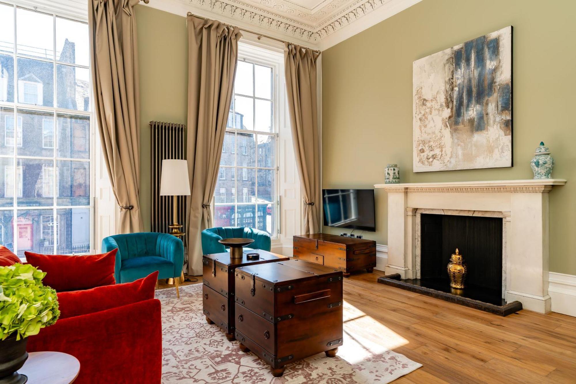 Dragon Suites Luxury Apartments At 9 Albyn Place EDI Exterior foto